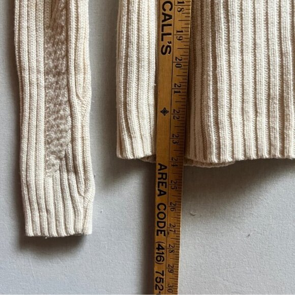 Vanessa Bruno cable knit 100% wool crew neck sweater Sz S - Picture 8 of 8